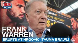 SAVE IT FOR THE F**KING RING! | Frank Warren BLASTS Filip Hrgovic after SLAPPING Moses Itauma!