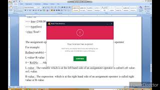 Class 11 Python assignment operator variables naming Left value Valid invalid variables naming rule