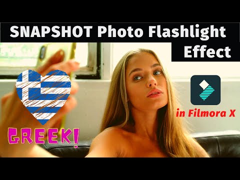 Filmora X: Πως να κάνετε ένα υπέροχο εφέ Photo Flashlight Effect