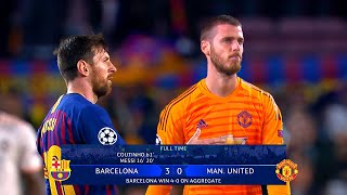 The Day Lionel Messi Made David De Gea CRY