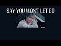 [THAISUB] Say You Won&#39;t Let Go - James Arthur (แปลไทย)