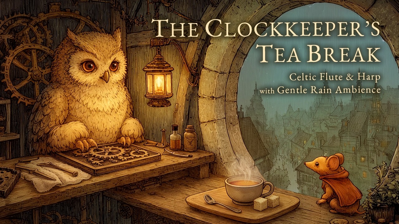 [Кельтская музыка] Уютный Дождь – Чаепитие Старого Часовщика