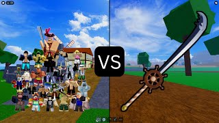 Killing every boss using the Buddy Sword in Blox Fruits