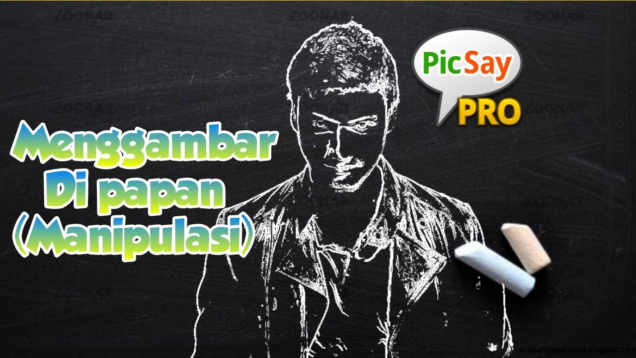 Tutorial Editing Cara  edit gambar menempel  di papan 