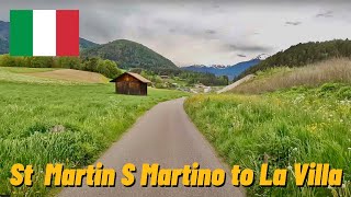 Driving in Italy in May 2023 from San Martin de Tor San Martino  to La villa, drone video at the end screenshot 4