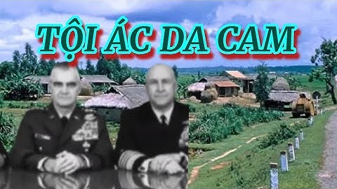 CHẤT ĐỘC DA CAM,TỘI ÁC CHIẾN TRANH