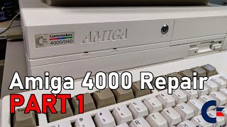 Amiga 4000 Repair Part 1: Recapping and RAM issues galore!