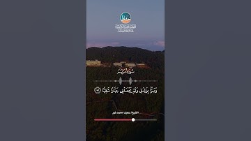 تلاوة مباركة بصوت الشيخ/ سعيد محمد نور