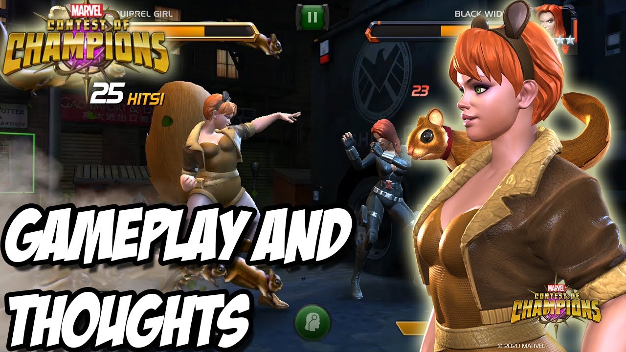 Squirrel Girl Gameplay and Thoughts: Marvel Contest of Champions