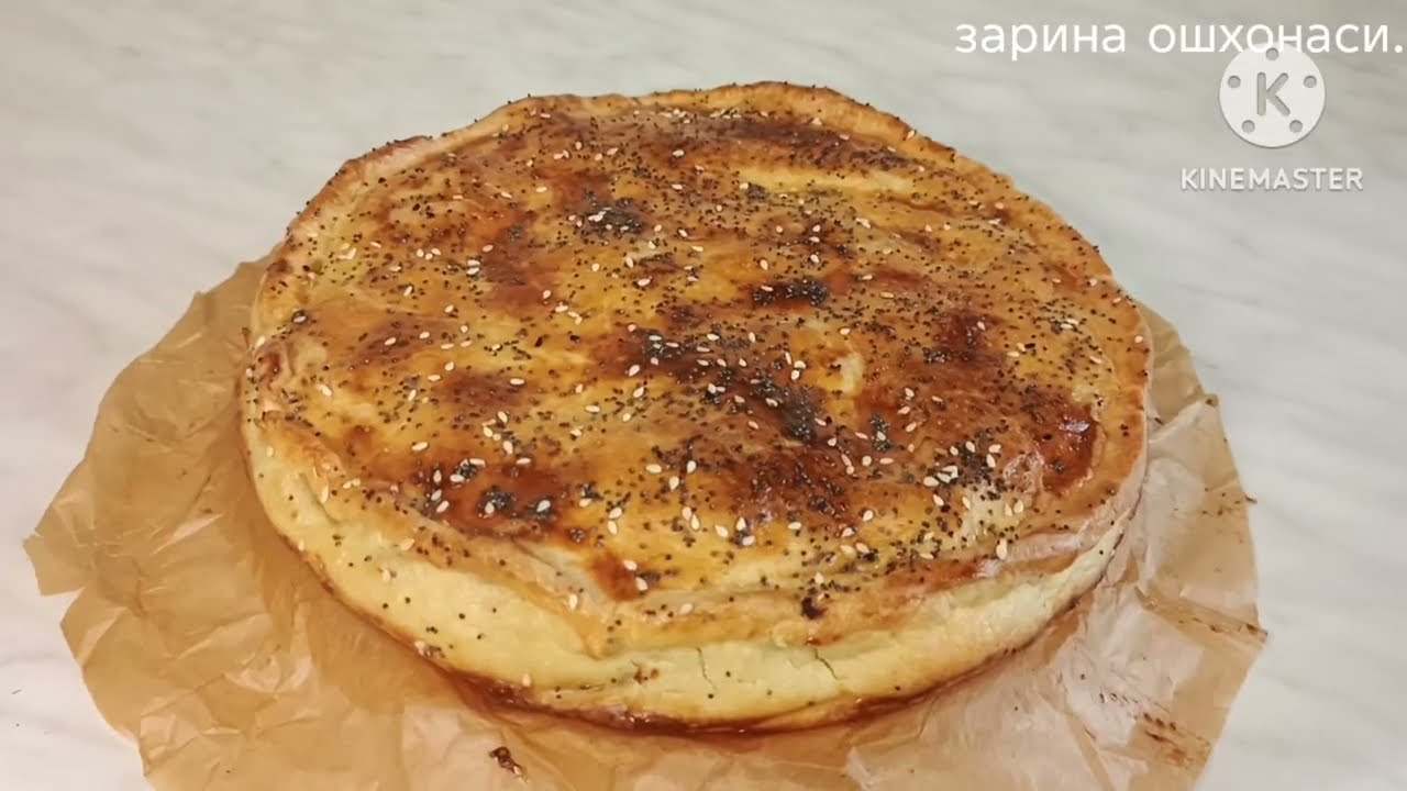 Пирог мясной Картошкой.тесто без дрожжей.