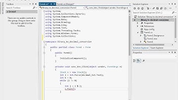 Decimal to Binary Conversion in C#