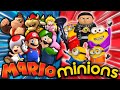 Mario vs minions fitness race  brain break for kids  just dance  workout go noodle