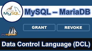 phpMyAdmin - Learn DCL For Beginner (MySQL - MariaDB)