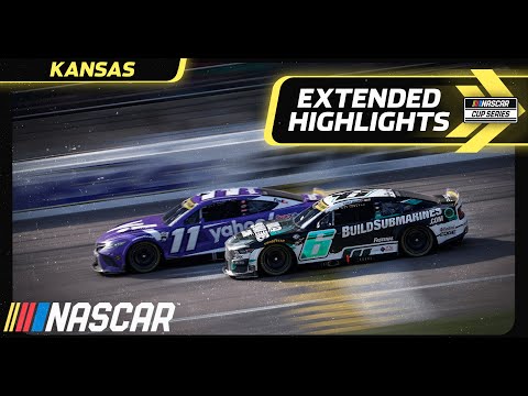 Overtime restart decides playoff fate at Kansas Speedway | NASCAR Cup Series Extended Highlights