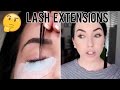 EYELASH EXTENSIONS Before & After, Experience & Check in after 4 weeks! Sensitive Eyes