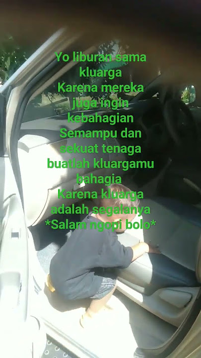 jalan2 dulu bolo buatlah orang yg kita cintai&sayangi bahagia slamanya #katakatakehidupan#love