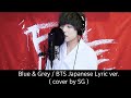 【1時間耐久】 Blue & Grey / BTS (방탄소년단) Japanese Lyric ver. (cover by SG)【歌詞付き】