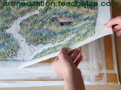 Mount your Rice Paper Artwork