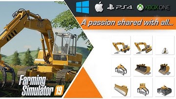 FS19 Preview Excavator Liebherr 902 Pack Coming soon
