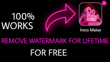 How to remove watermark for Intro Maker app // Fully Explained //