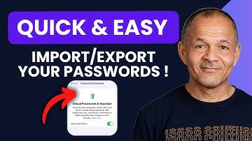 How to Import and Export Passwords from iCloud Keychain on iPhone (Simple Guide)