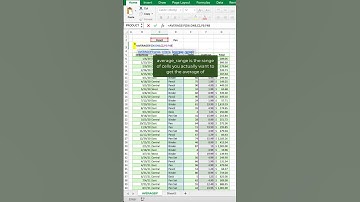 AVERAGEIF Function #excel #exceltips #exceltricks #spreadsheets #corporate #accounting #finance