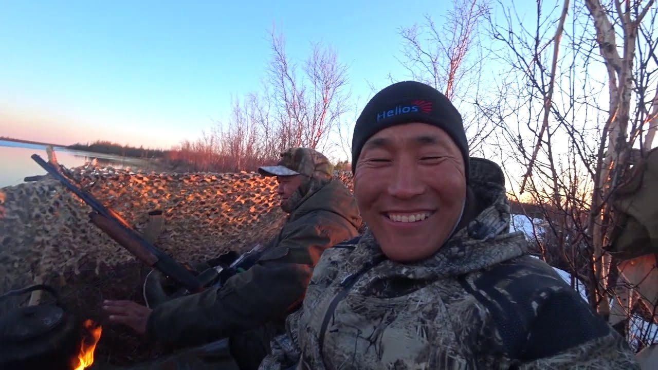 1 серия Охота на утку (турпан) в Якутии Duck hunting of Yakutia Russia