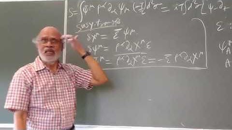 Superstring Theory Lecture 11 Part - 6/8 by Daya Shankar Kulshreshtha at Univ. Oldenburg Germany