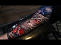 🔸INNER SLEEVE COMPLETED IN ONE DAY🔸TIME LAPSE TATTOO🔸 (BY MR REYES INK)