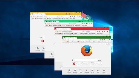 GET COLORED FIREFOX TITLE BAR IN WINDOWS 10 - FIREFOX TIPS AND TRICKS