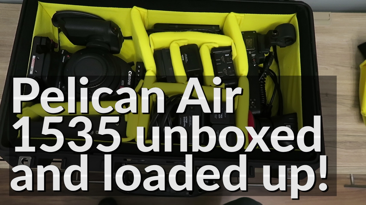 Pelican Air 1535 Unboxed and Fully Loaded