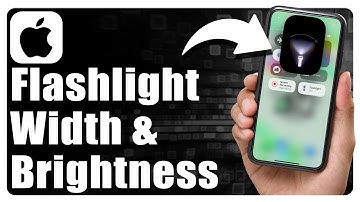 How To Adjust Flashlight Width And Brightness On iPhone