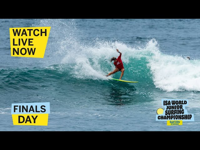 LIVE NOW! - Finals Day - 2024 Surf City El Salvador ISA World Junior Surfing Championship class=