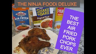 HOW TO MAKE BUTTERMILK LOUISIANA PORK CHOPS / SHAKE N BAKE OR LOUISIANA AIR FRYER BOTH ARE GREAT