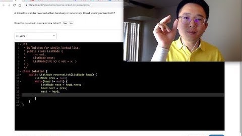 Reverse Linked List - 15 min Java Coding Challenge