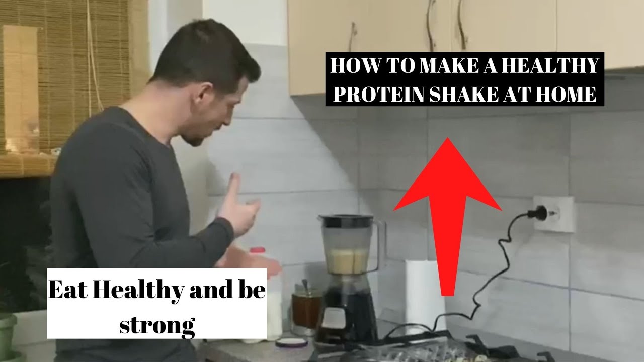 How to make a natural protein shake YouTube