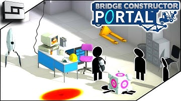 Oh Cmon Game! BRIDGE CONSTRUCTOR PORTAL! Level 49,50,51