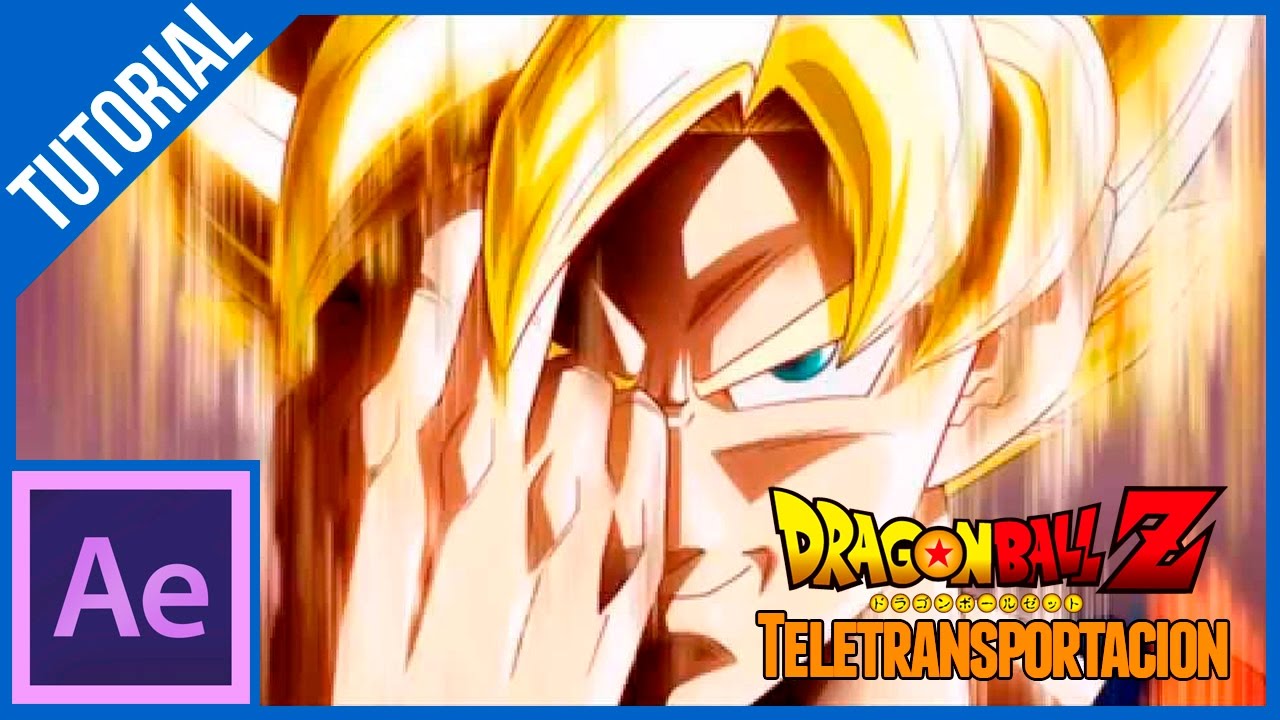 Dragon ball Teleport On After Effects - YouTube
