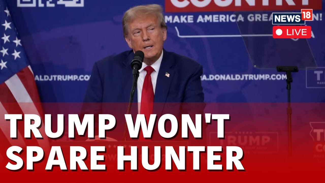 Donald Trump At Iowa LIVE | Trump Iowa Rally | Hunter Biden Indicted ...
