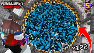 I trapped 100 WARDEN in MINECRAFT