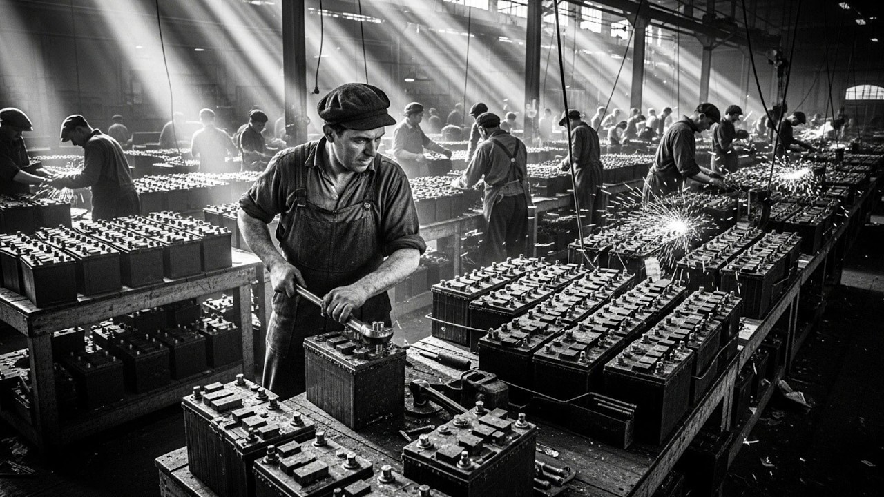 Britain Had No Antimony for Bullet Hardening in 1942 — So Vickers Stripped 180,000 Car Batteries