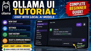 Ollama UI Tutorial for Beginners | Chat with Local AI Models Easily