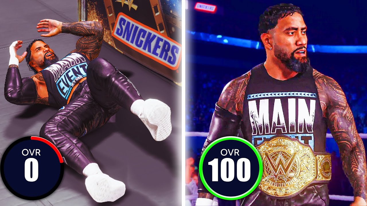 Каждая уничтоженная суперзвезда Джея Усо даёт +1 улучшение в WWE 2K24!