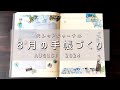 【８月のバレットジャーナル】手帳デコ｜ハビットトラッカー｜MDノート｜2024