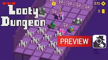 DUNGEON CROSSER | Looty Dungeon iOS gameplay preview