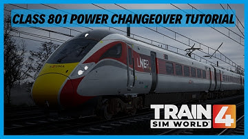 TSW4 | Class 801 Power Changeover Tutorial | How to change between diesel and electric modes | Azuma