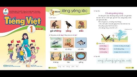Bài 83: iêng, yêng, iêc- Tiếng Việt 1 tập 1- SÁCH CÁNH DIỀU