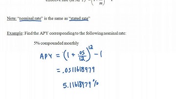 Effective Rate (APY)