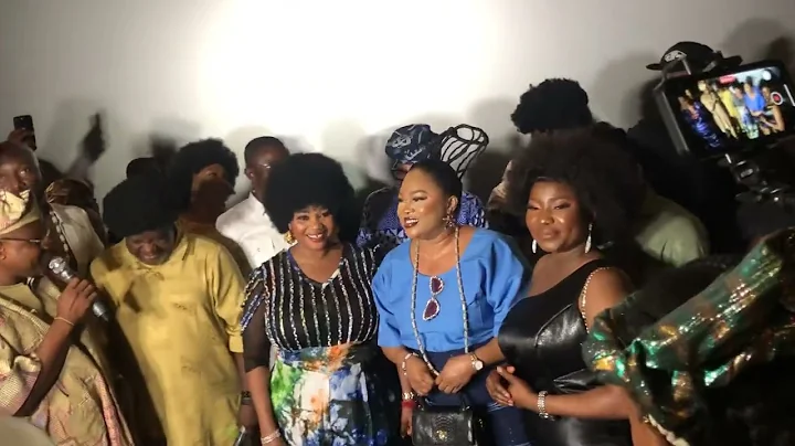 Actress Regina chukwu won best female dress @Jaye kute movie premiere Alagbede goldsmith