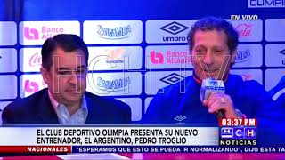 Olimpia presenta a Pedro Troglio como nuevo técnico
